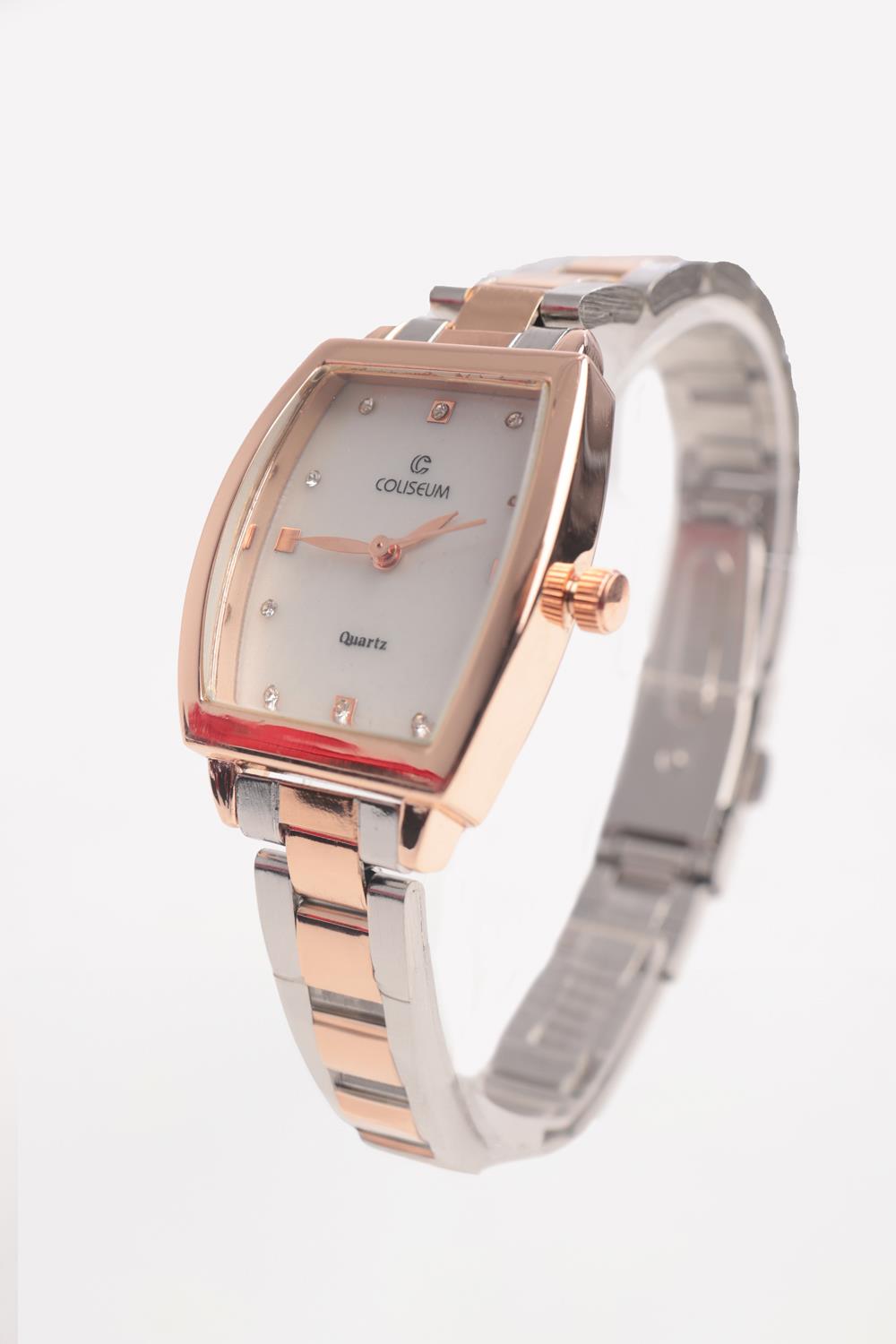 Silver-Rose-Wrist Watch