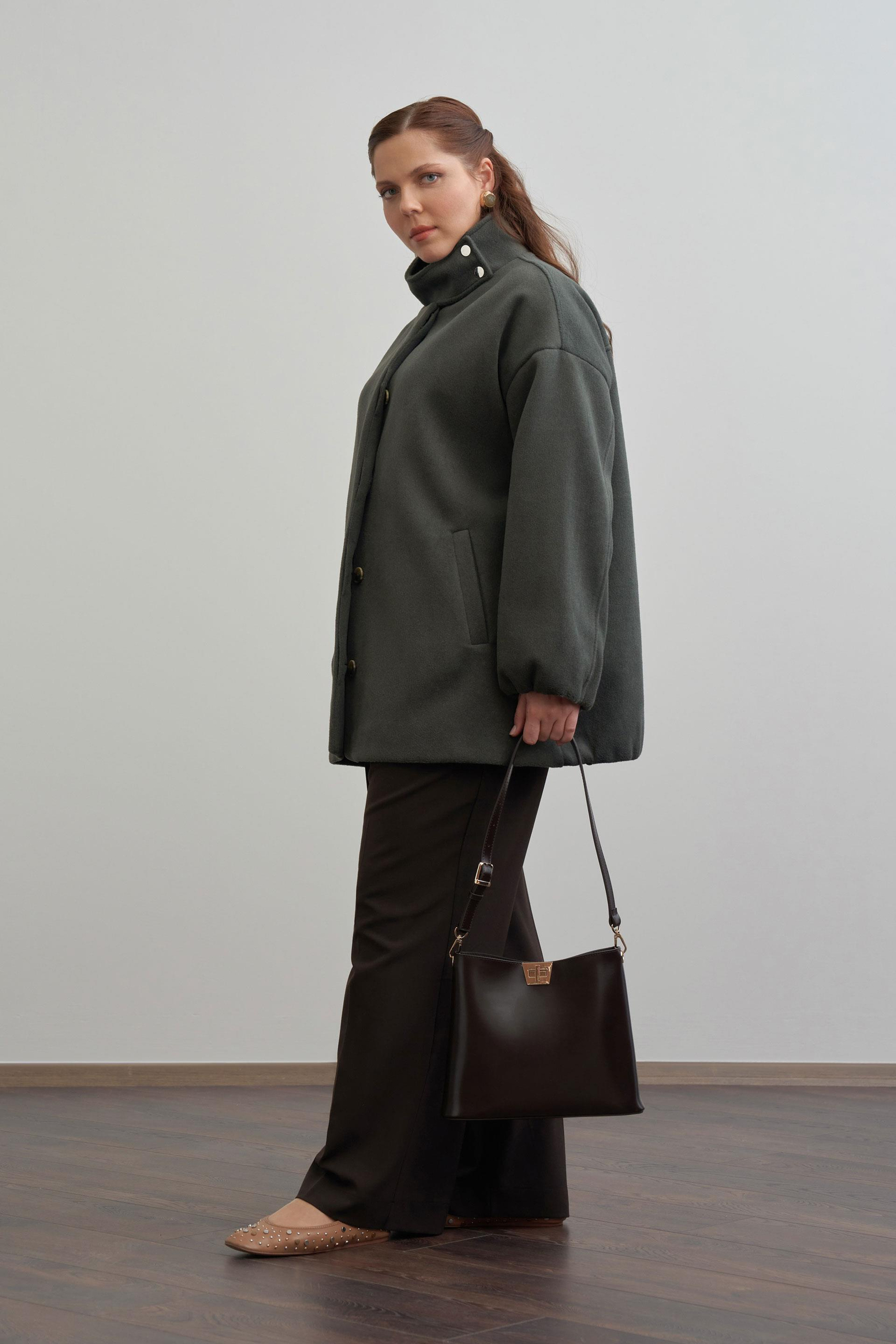 Haki-Hakim Yakalı Kaşe Kaban