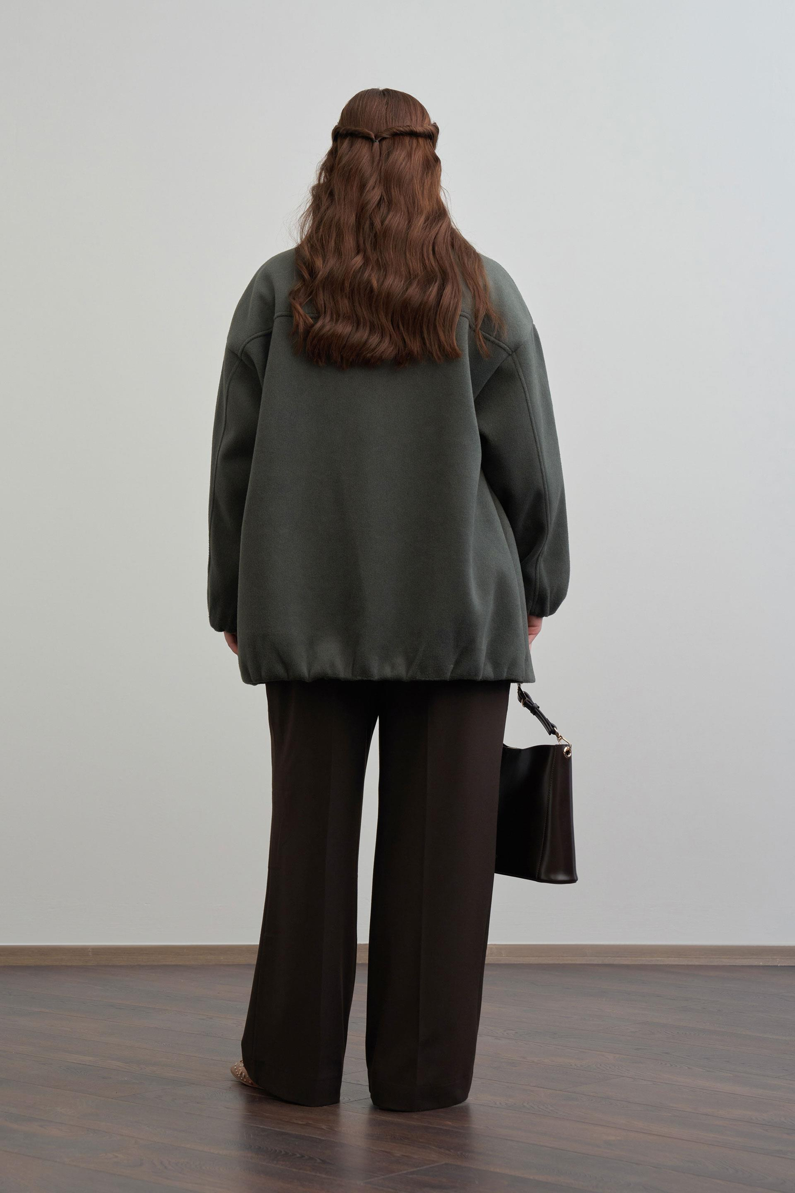 Haki-Hakim Yakalı Kaşe Kaban