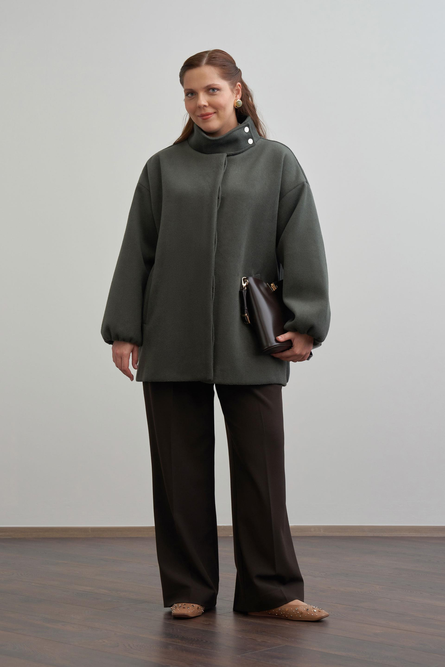 Haki-Hakim Yakalı Kaşe Kaban