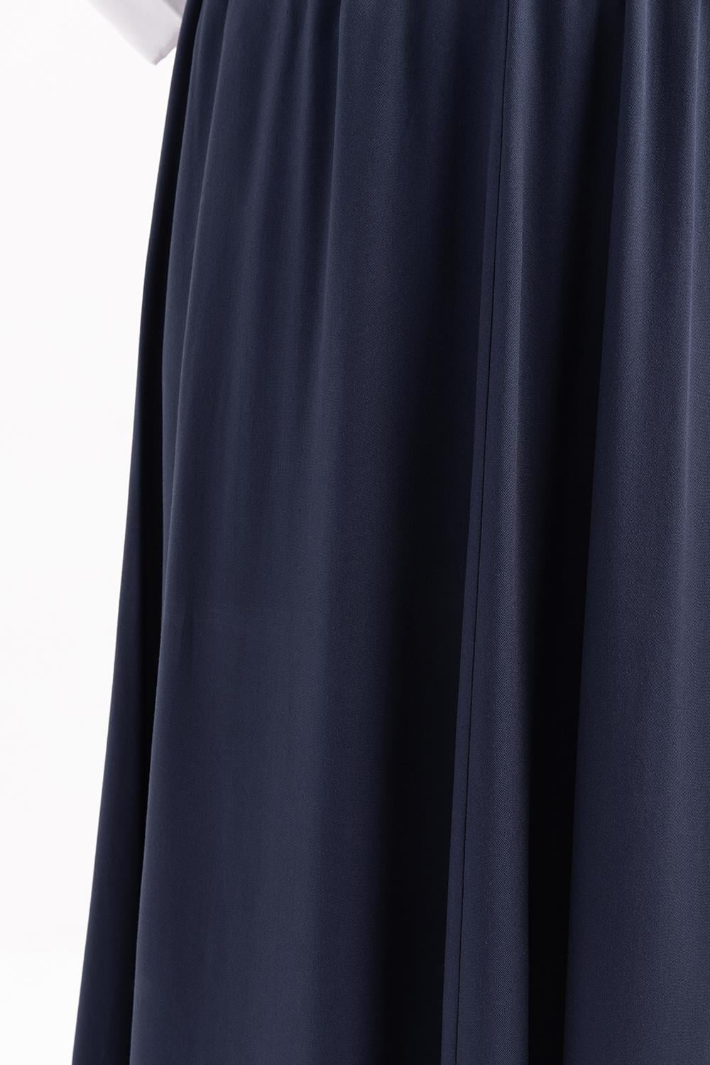 İndigo-Lastikli Basic Etek