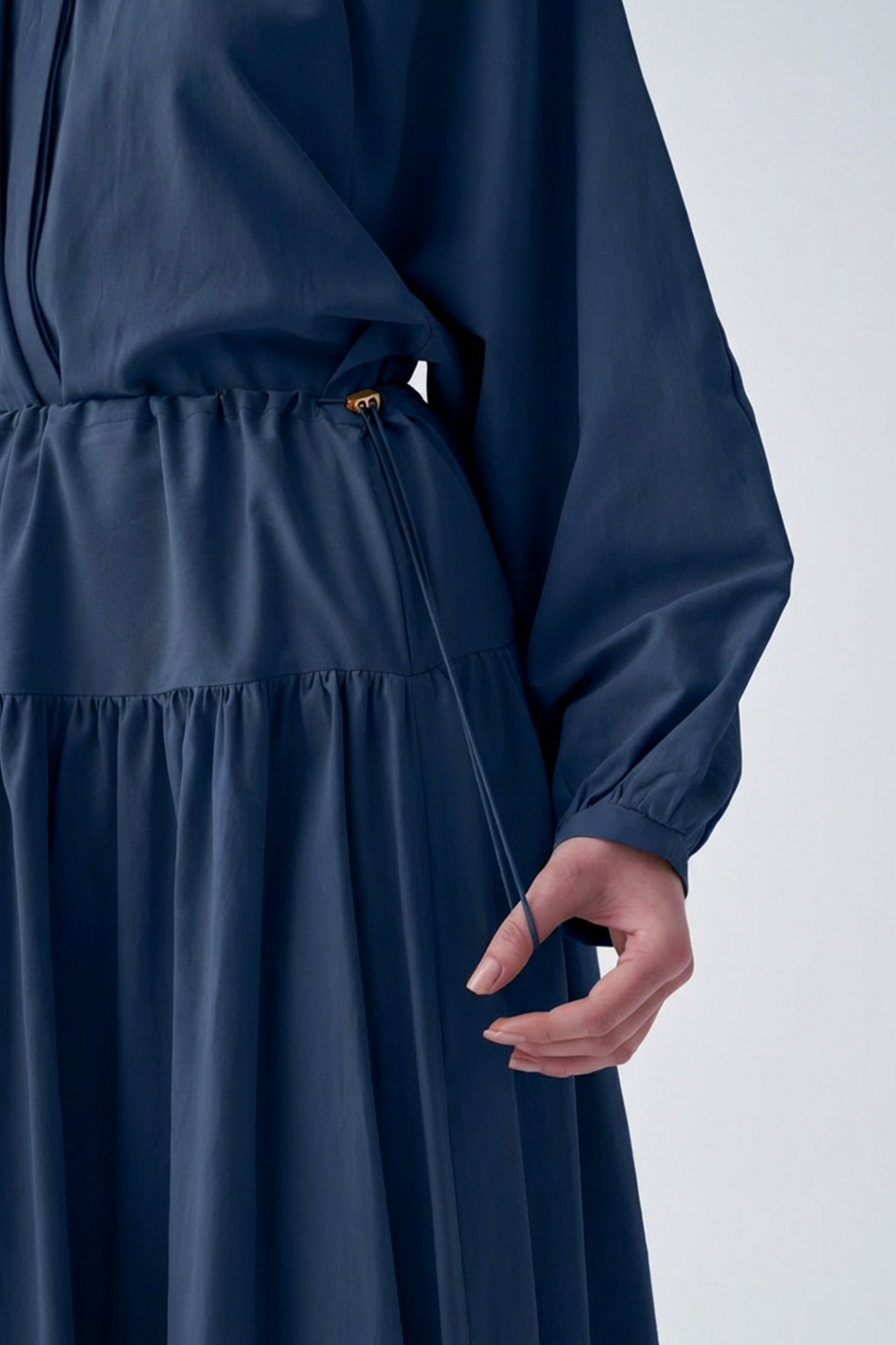 Indigo-Stopper Corset Detail Skirt