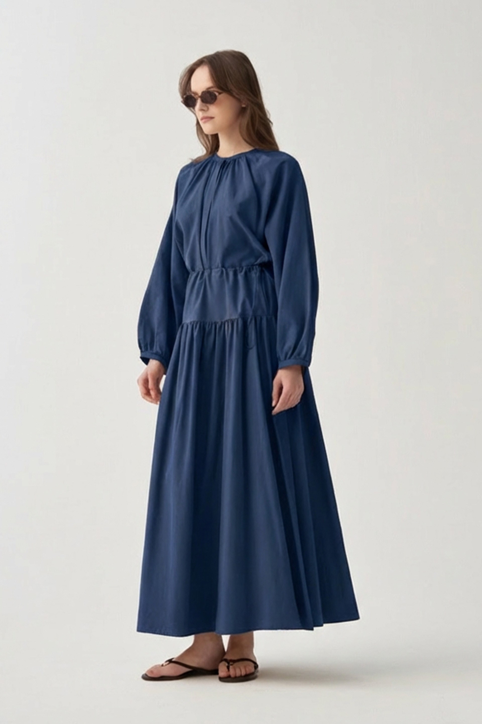 Indigo-Stopper Corset Detail Skirt