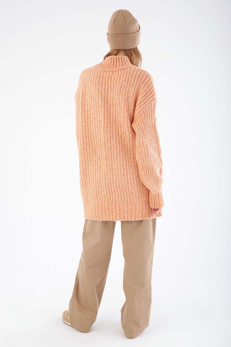 Melon-Braided Knitwear Sweater