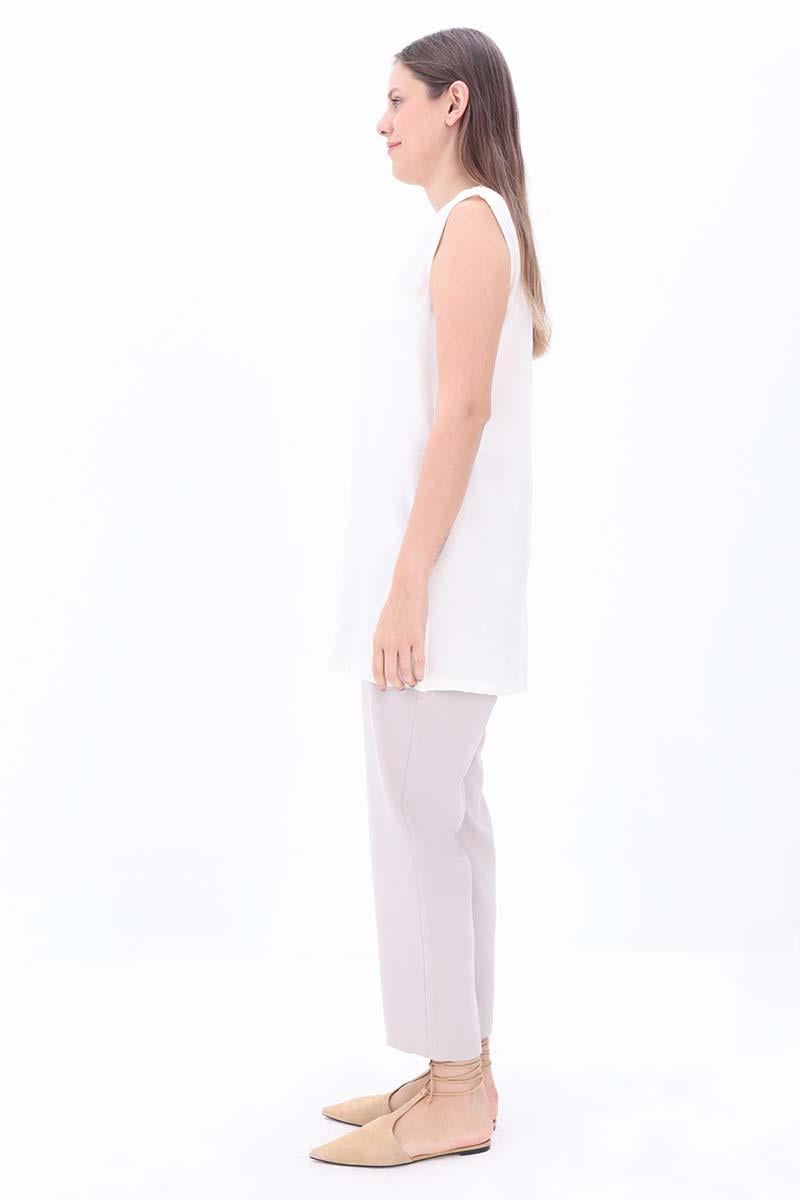Bone-Basic Zero Sleeve Underwear Tunic