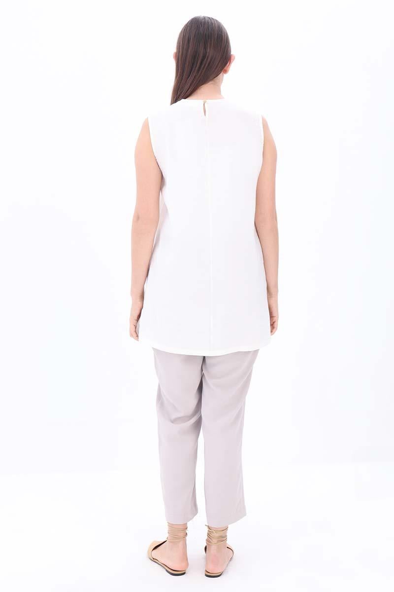 Bone-Basic Zero Sleeve Underwear Tunic