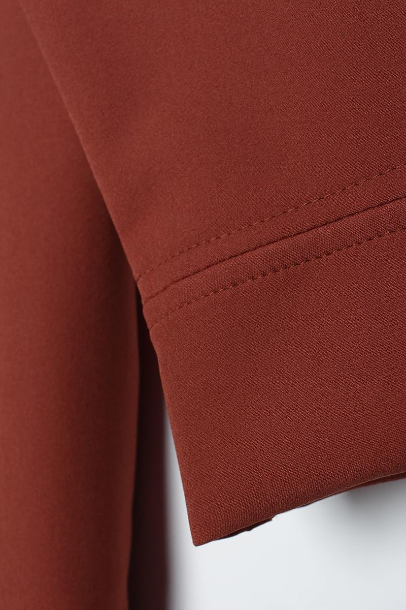 Tile-Coat Collar Long Cardigan with Pockets