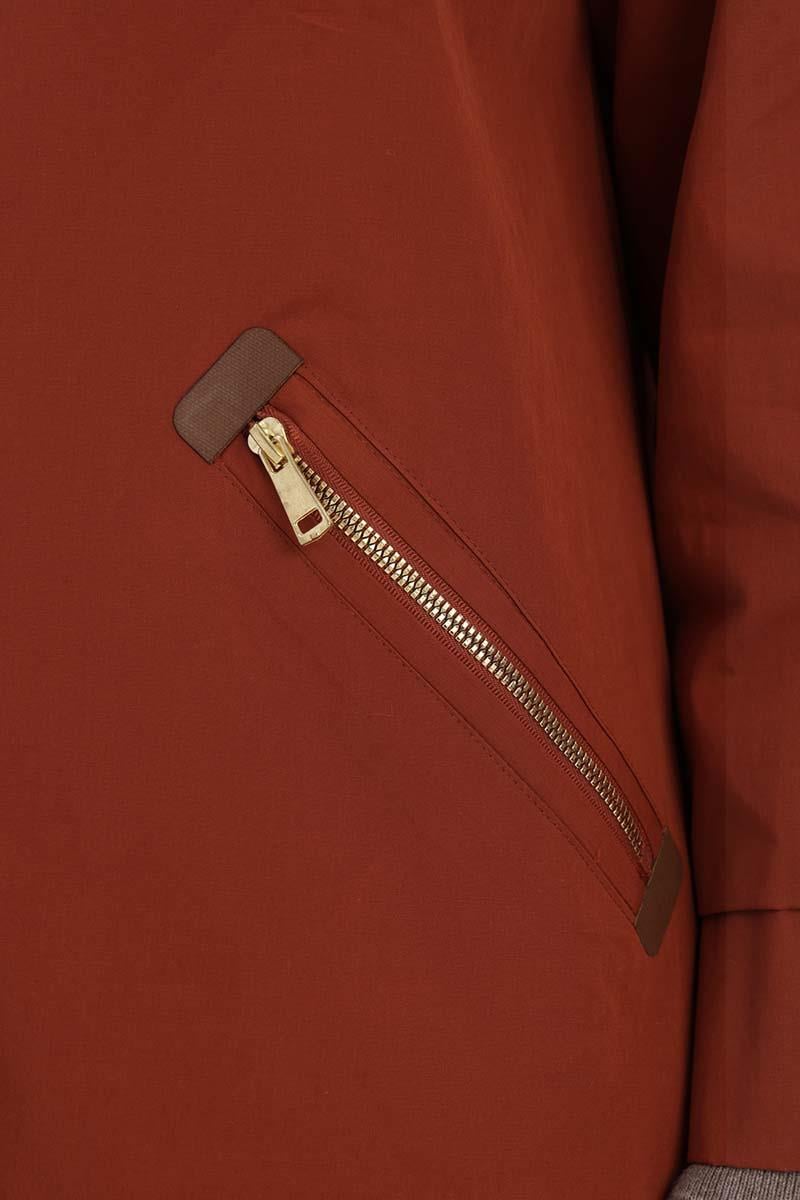 Tile-Pocket Zipped TRENCH COAT