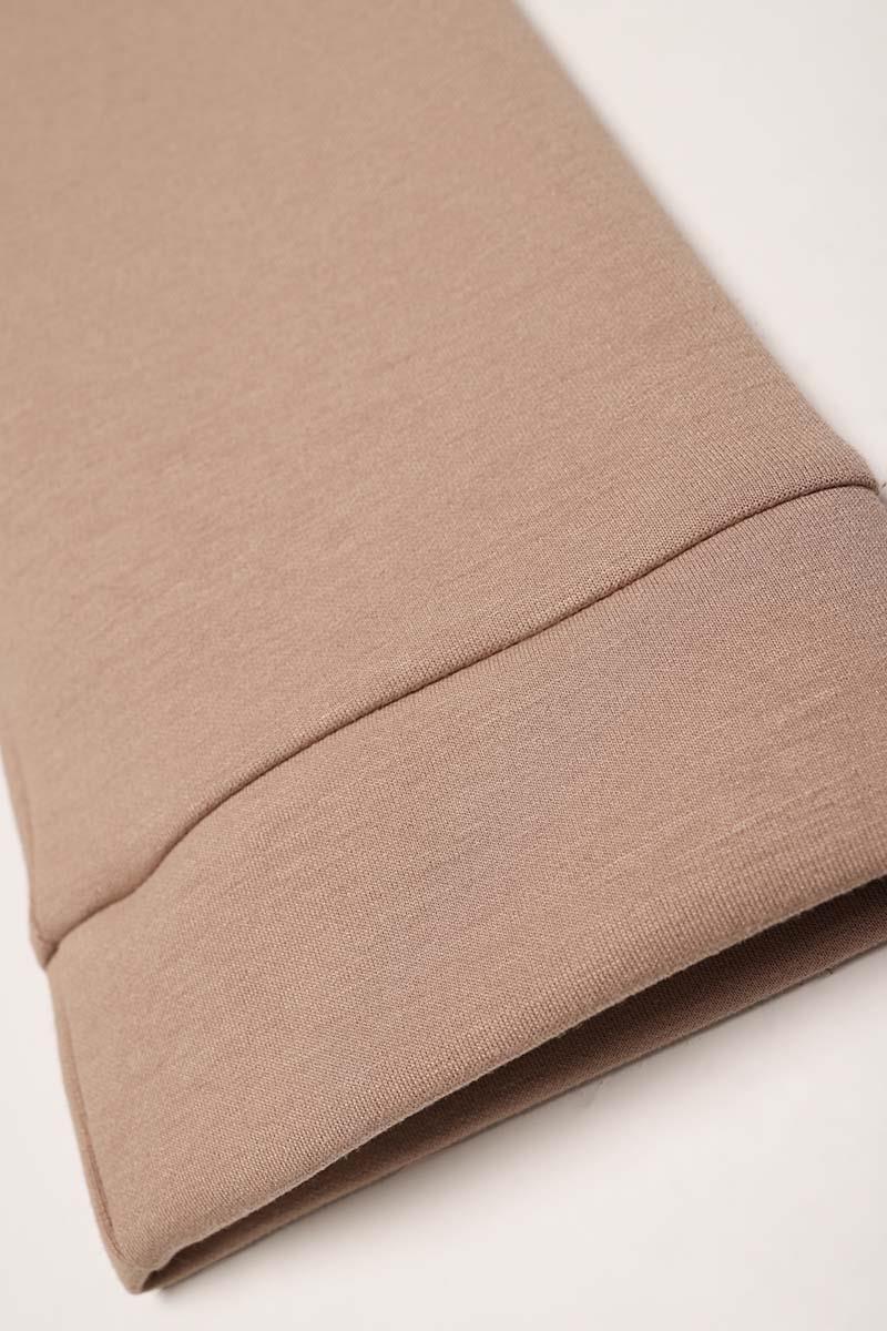 Dark Beige-Pocket Drawstring Jacket
