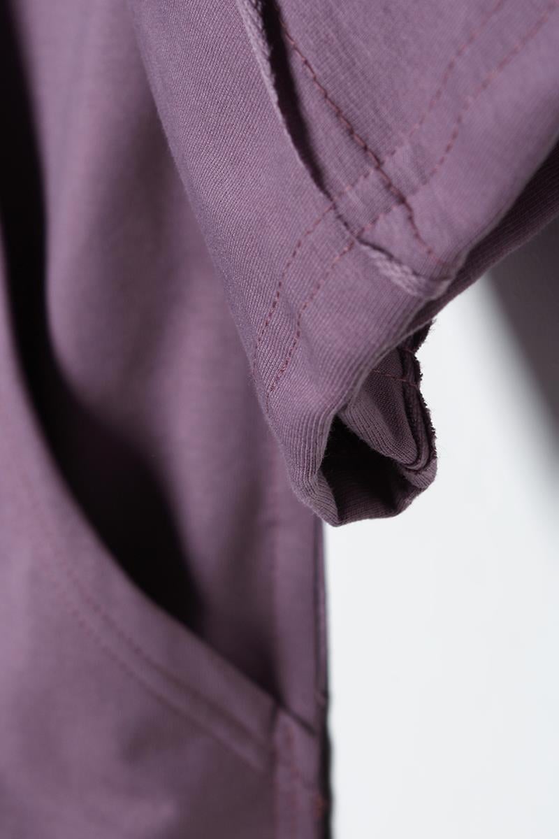 Dark Lilac-Bat Sleeve Oversize Cardigan