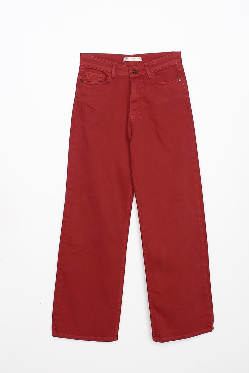 Dark Cinnamon-Pink Dye Comfortable Fit Lycra Trousers