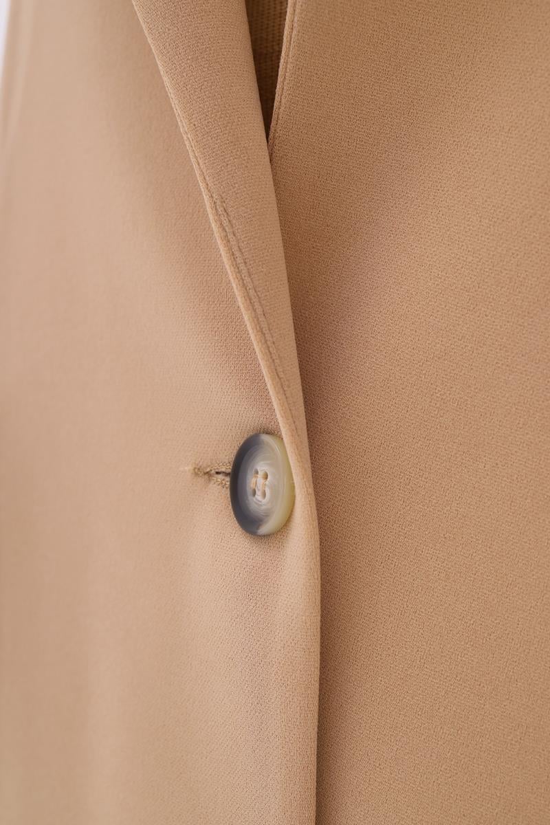 Kum-Tek Düğmeli Blazer Ceket