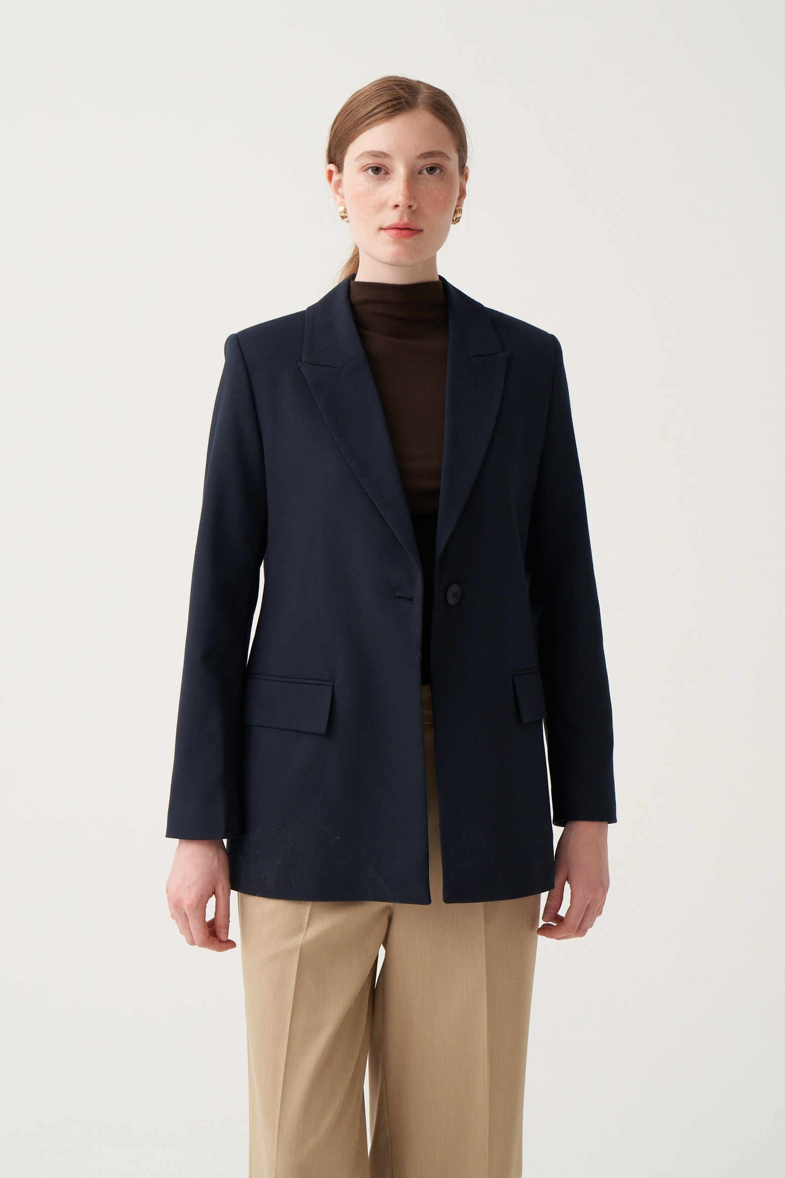 Lacivert-Blazer Ceket