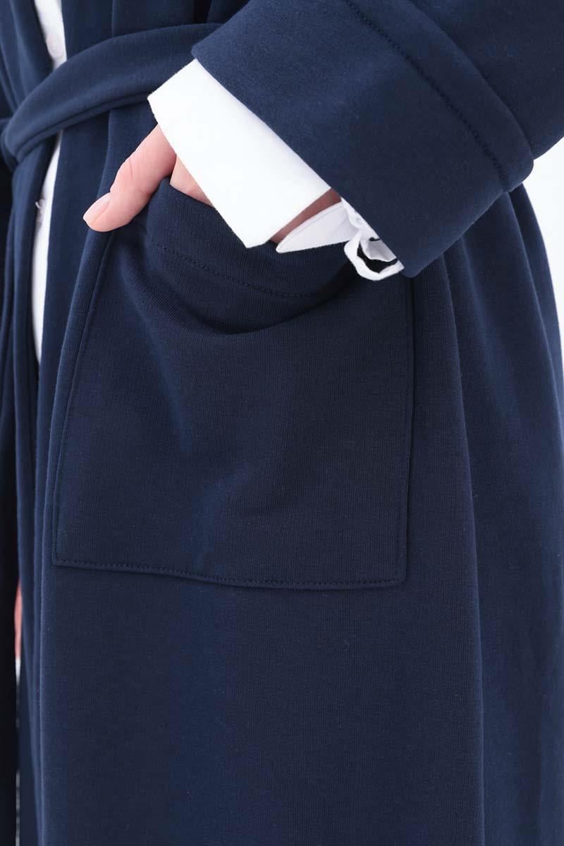 Navy Blue-FOLDED SLEEVES WEAR AND GO