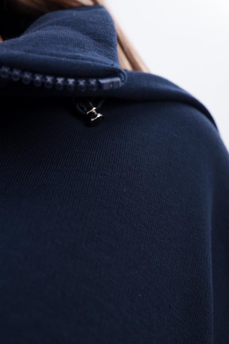 Lacivert-Robalı Kapüşonlu Pantolonlu Takım