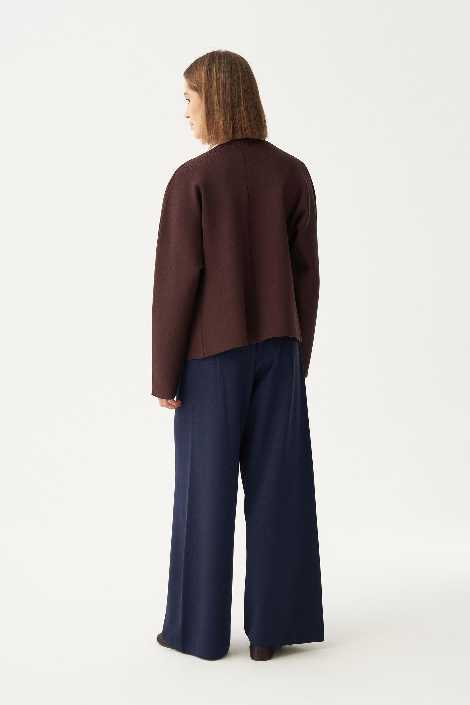 Lacivert-Triko Pantolon