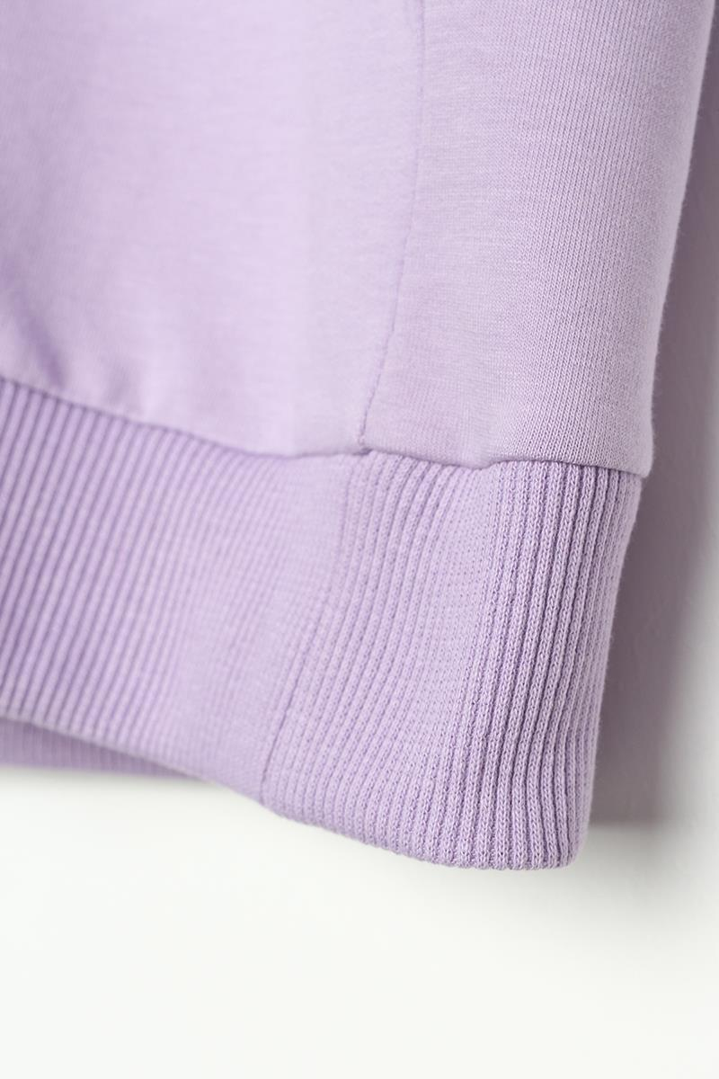 Lila-Pamuklu Sundream Baskılı Sweatshirt