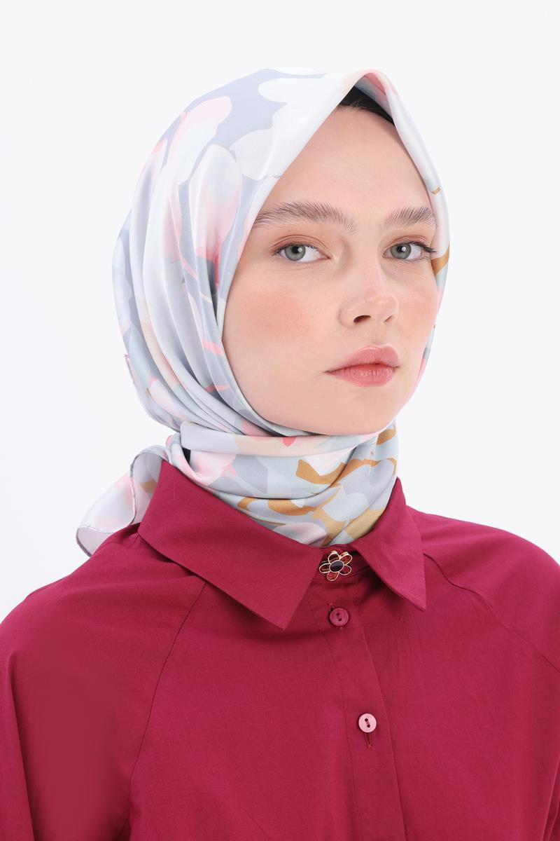 Mint-Desenli Twil Nora Eşarp