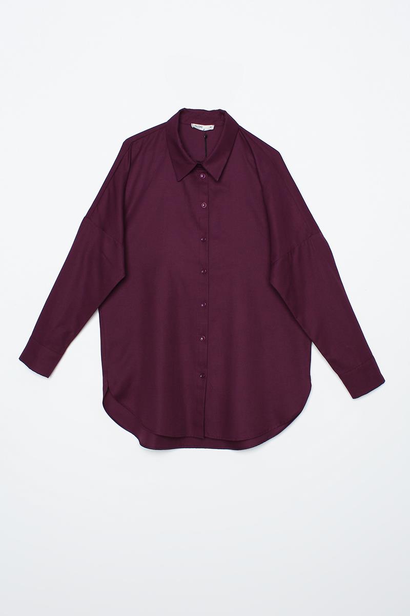 قميص أساسي كبير الحجم