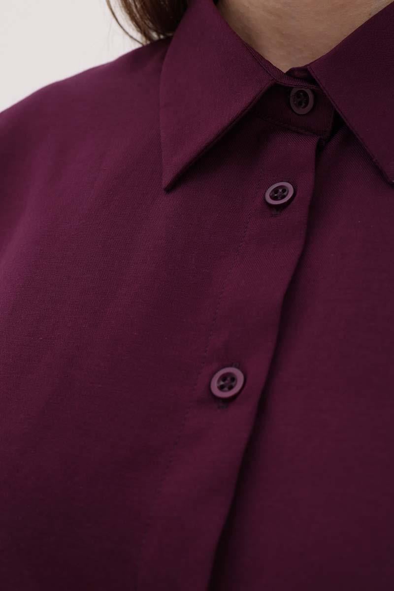 Plum01-Chemise basique surdimensionnée