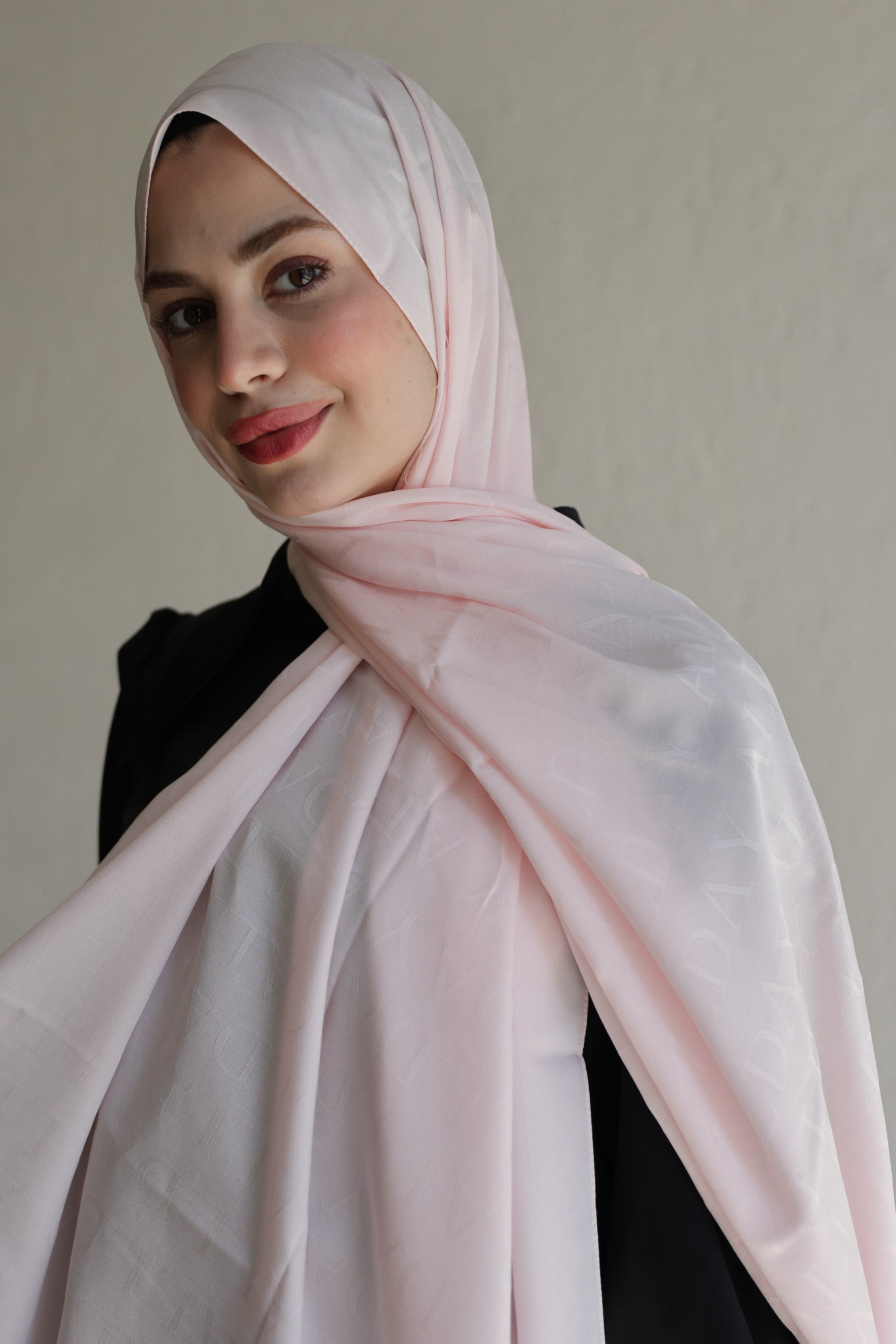 Pembe-Allday Desenli Jakarlı Şal