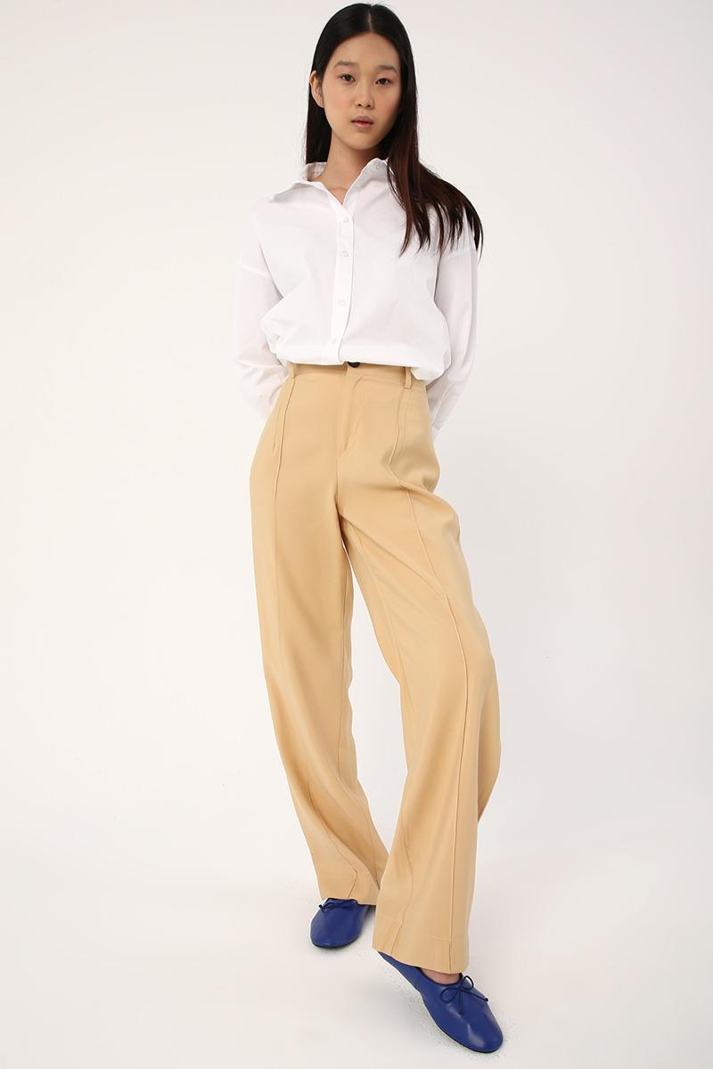 Yellow-Cheese Comfortable Fit Trousers