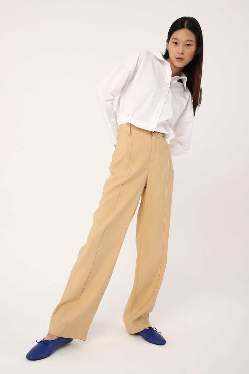 Yellow-Cheese Comfortable Fit Trousers