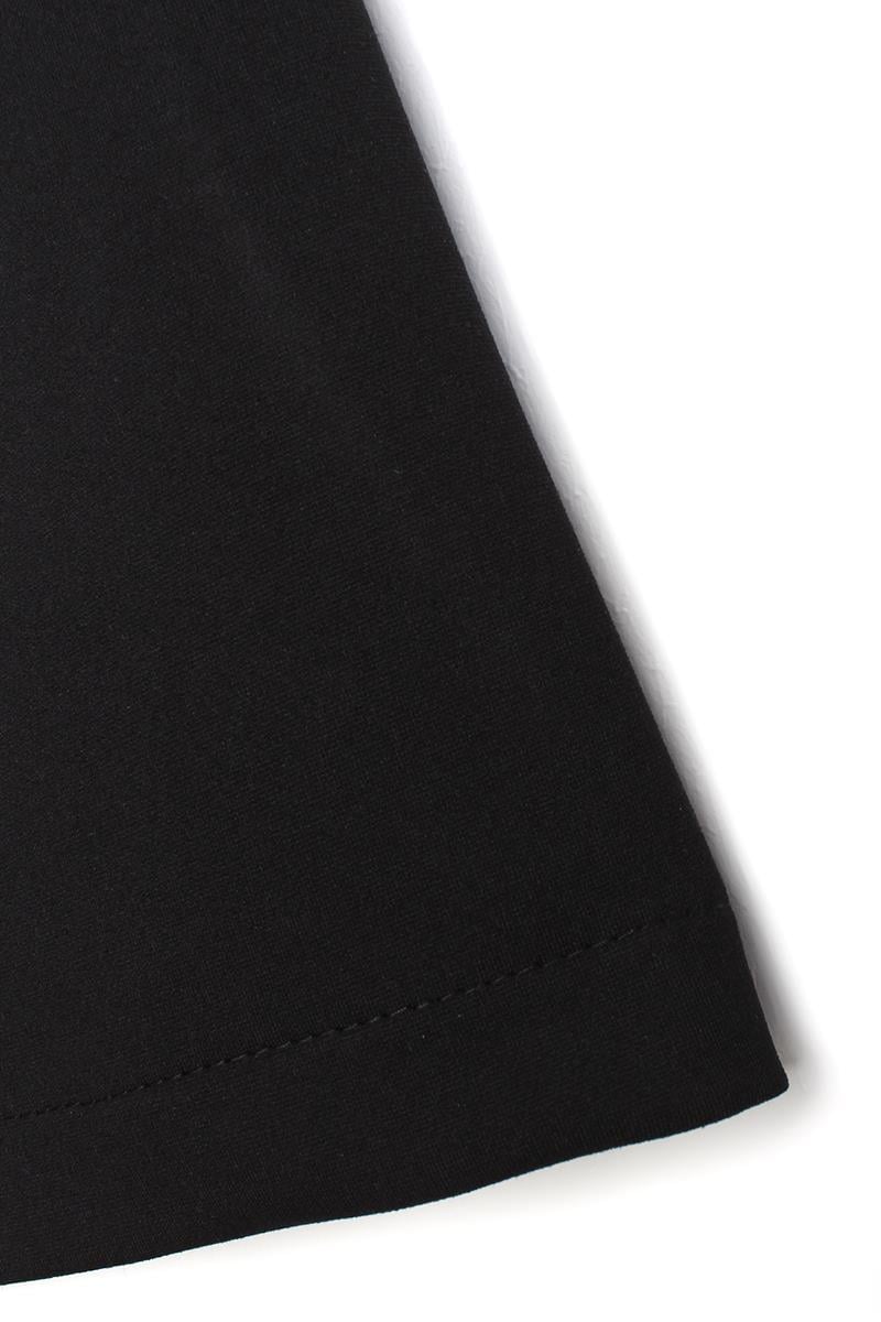 Black-Elastic Back Wide Leg Pocket Trousers