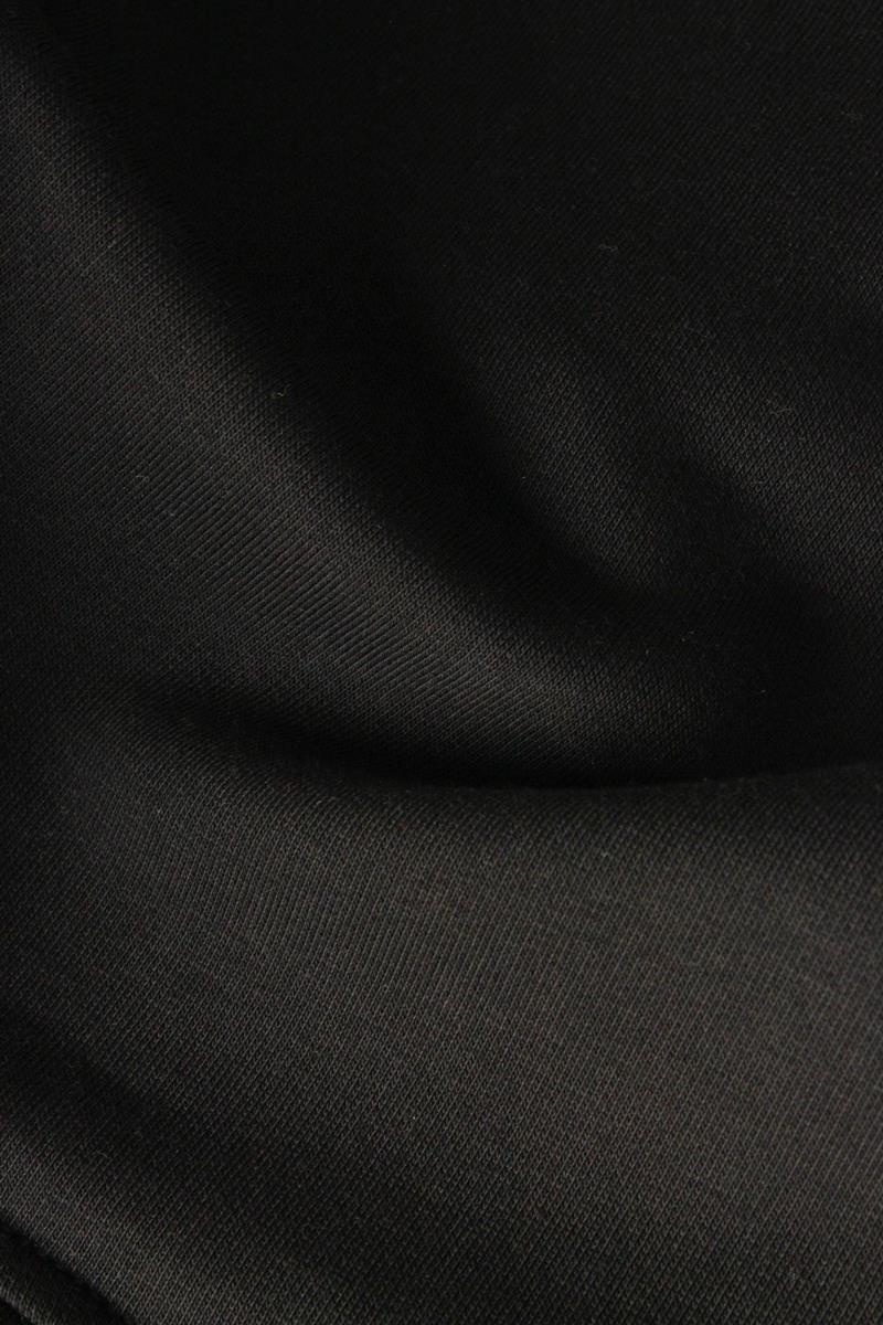 Siyah-Cepli Kapüşonlu Oversize Sweat Hırka