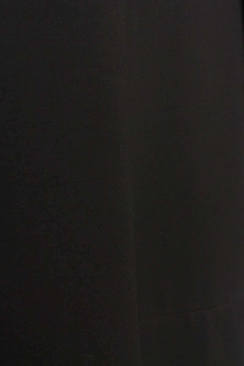 Siyah-Deri Garnili Nakışlı Tunik