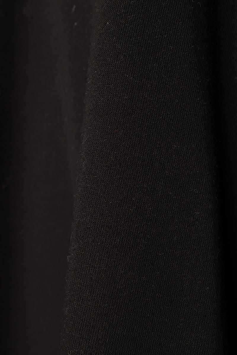 Siyah-Oversize Nakışlı Sweatshirt