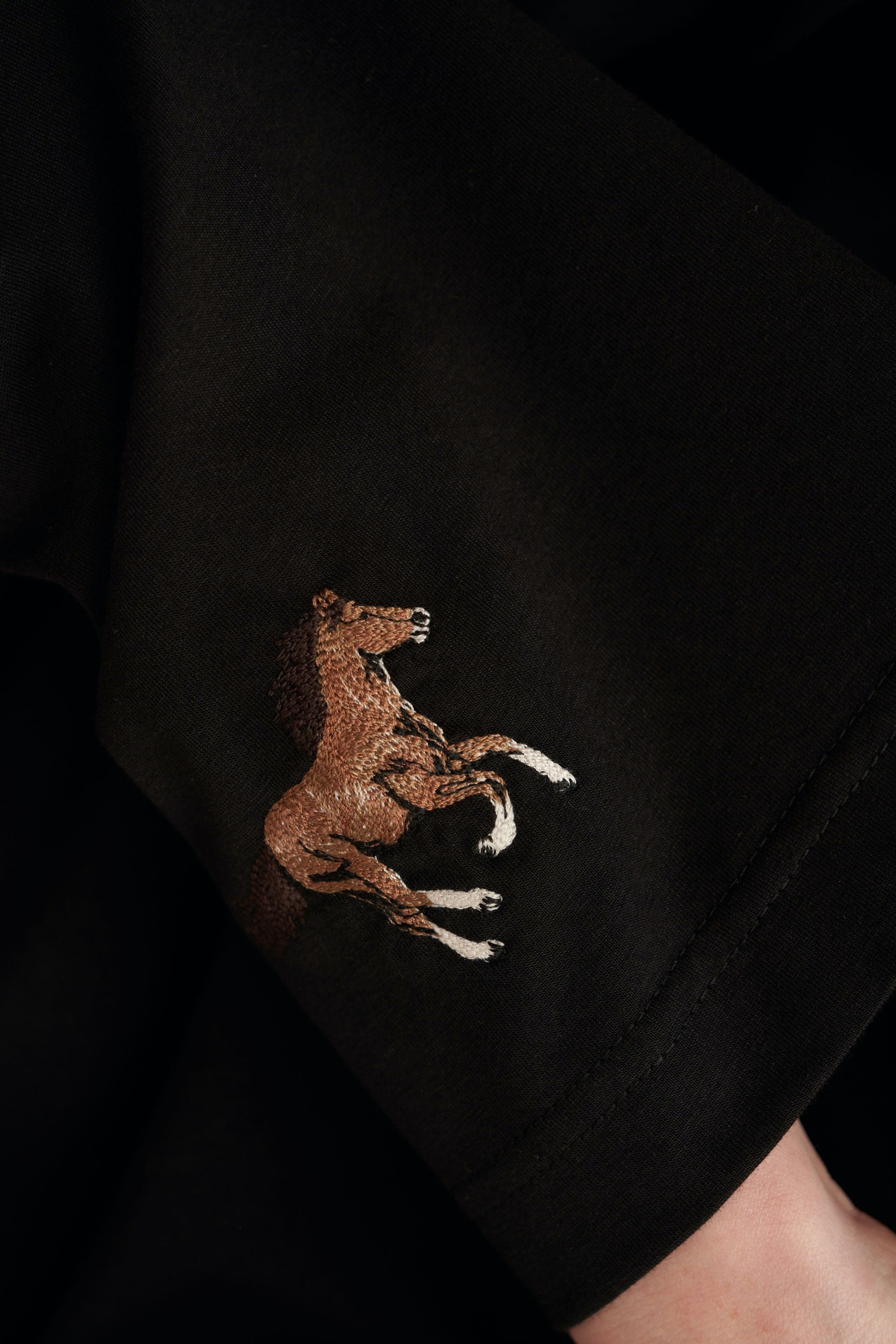 Siyah-Oversize Sweatshirt