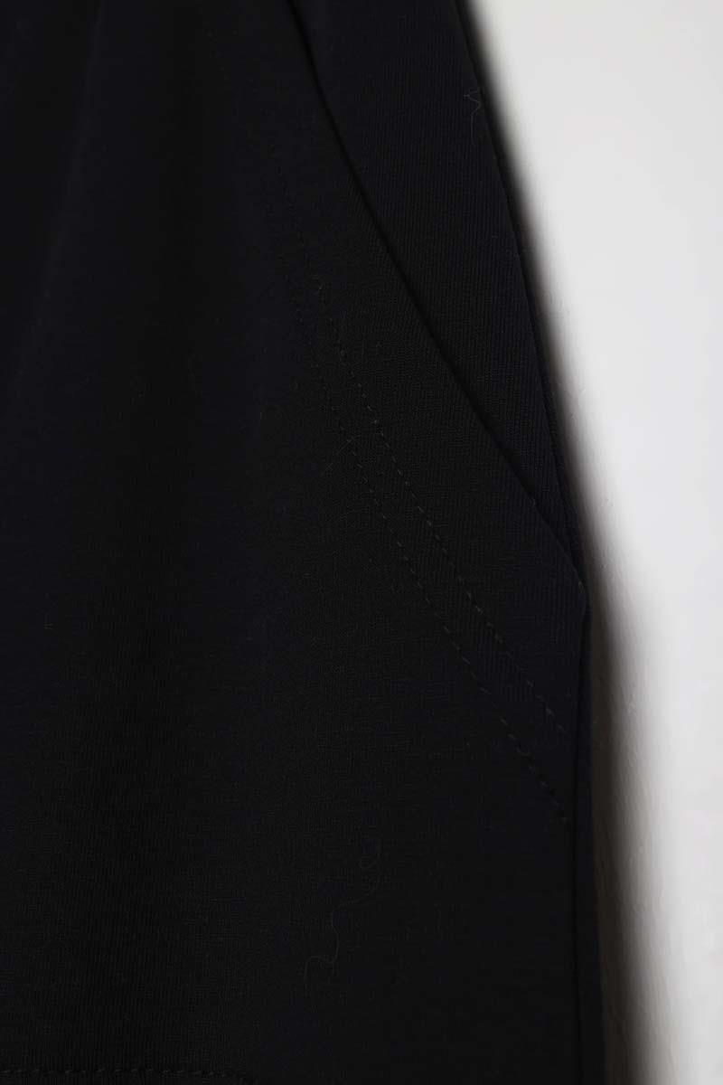 Siyah-Pamuklu İki Cepli Etek