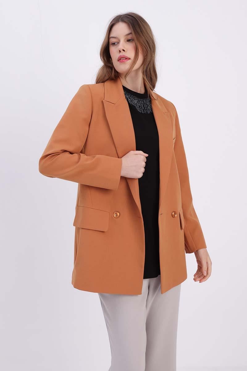 Siyah-Pamuklu Püskül Detaylı Kısa Kollu T-Shirt