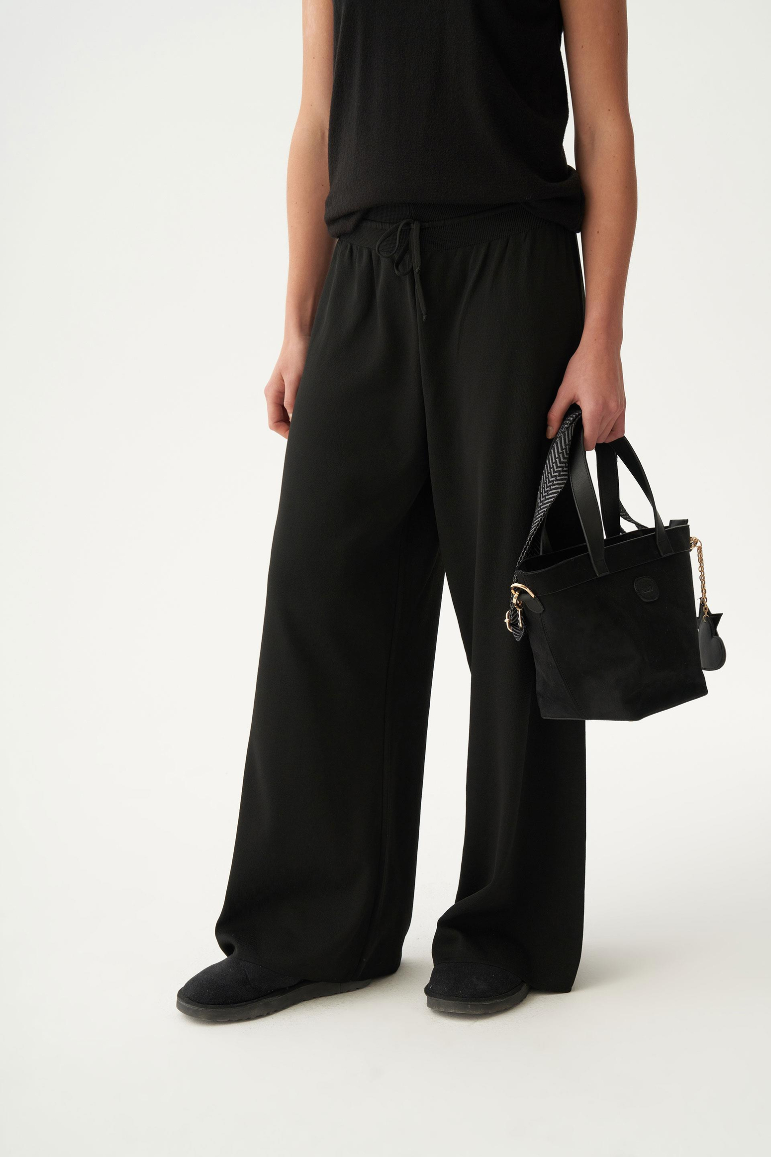 Siyah-Triko Pantolon