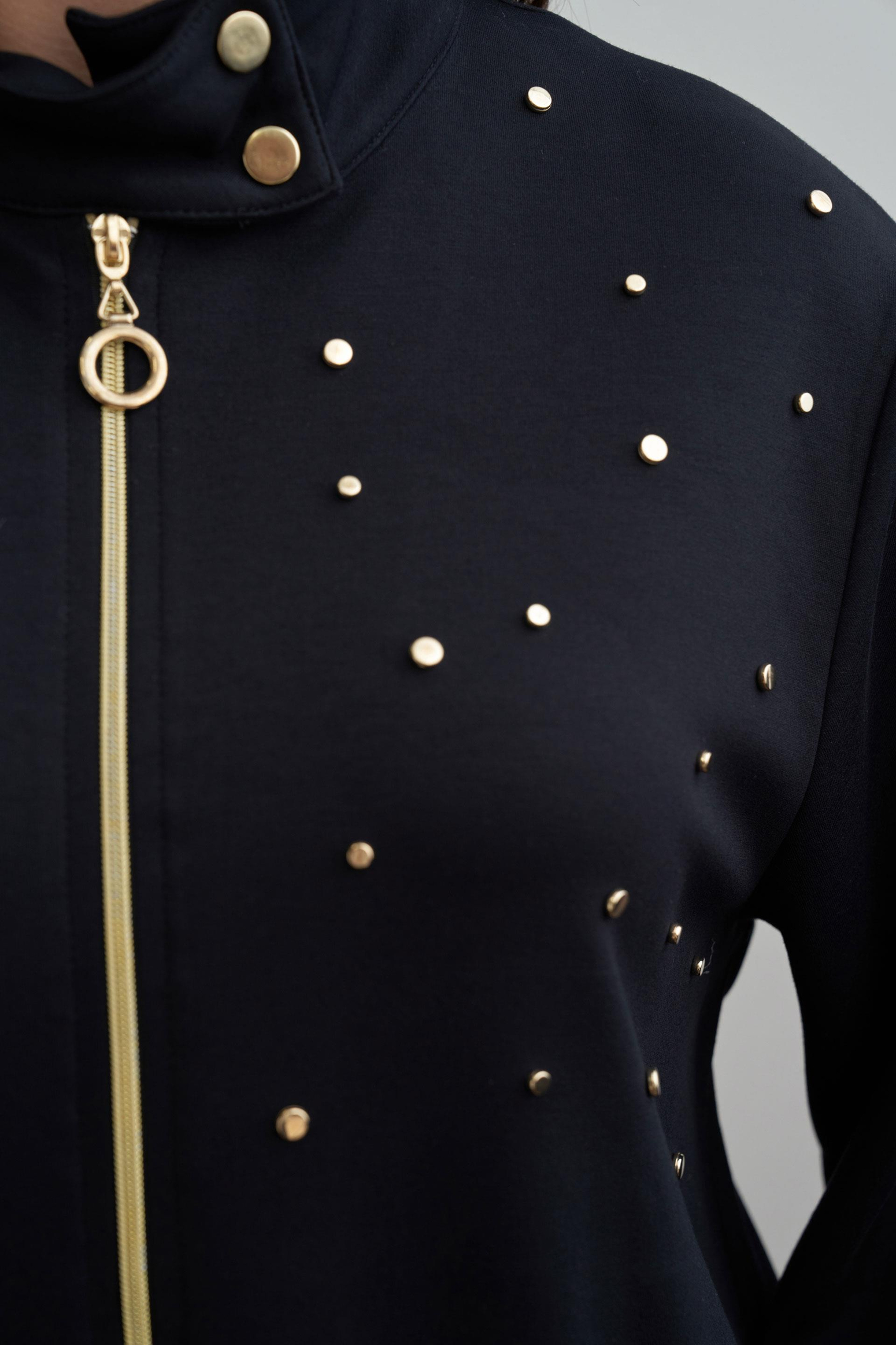 Siyah-Yumuşak Dokulu Büyük Beden Droplu Eşofman Takımı