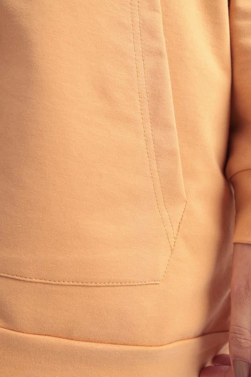 Soft Sarı-Fermuarlı Sweat Hırka