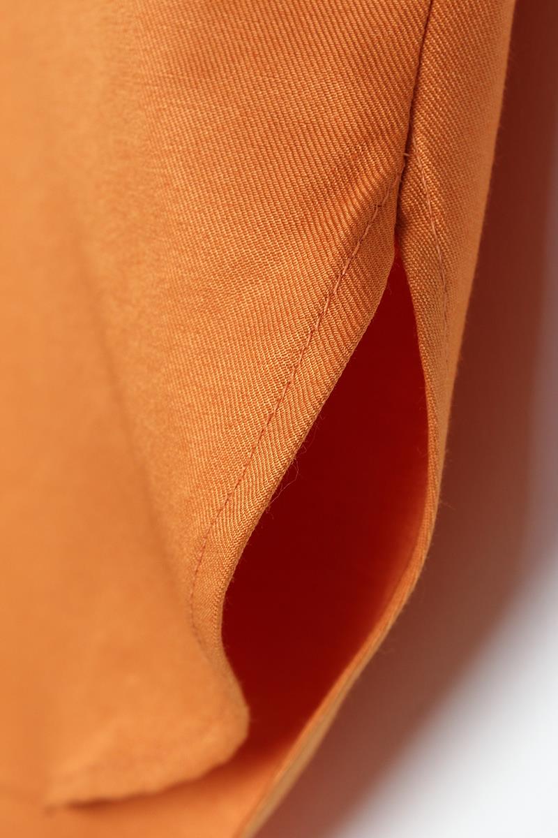 Chemise basique oversize orange doux