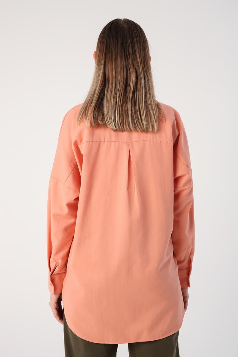 Somon01-Chemise basique surdimensionnée