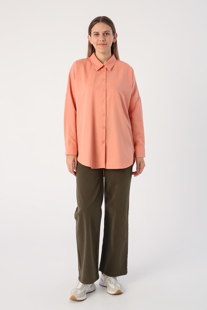 Somon01-Chemise basique surdimensionnée