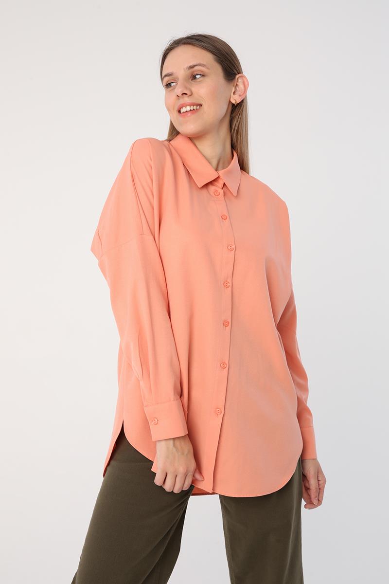 Somon01-Chemise basique surdimensionnée