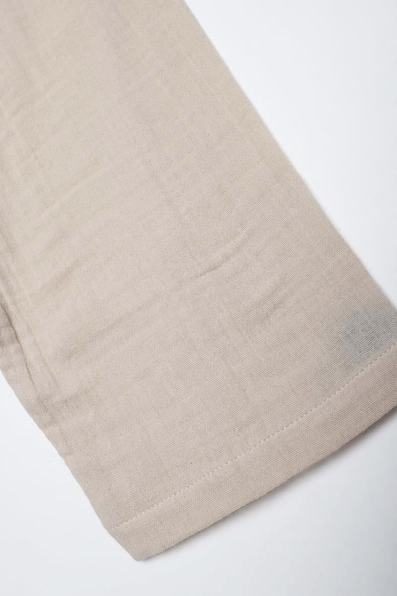 Taş-%100 Pamuklu Çift Düğmeli Gömlek Tunik