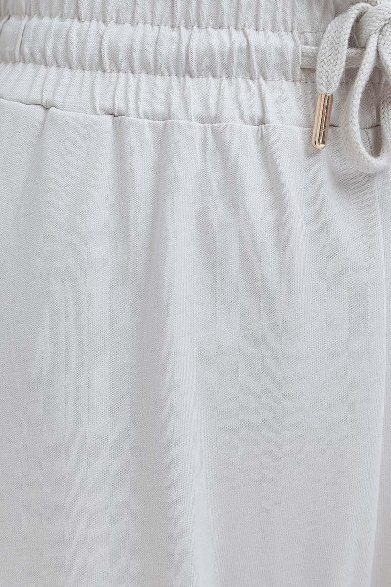 Taş-Beli Lastikli Slouchy Pantolon