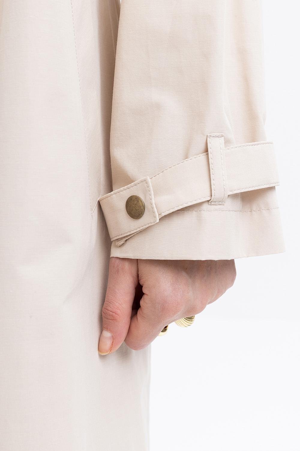 Taş-Cepli Rüzgarlıklı Trençkot