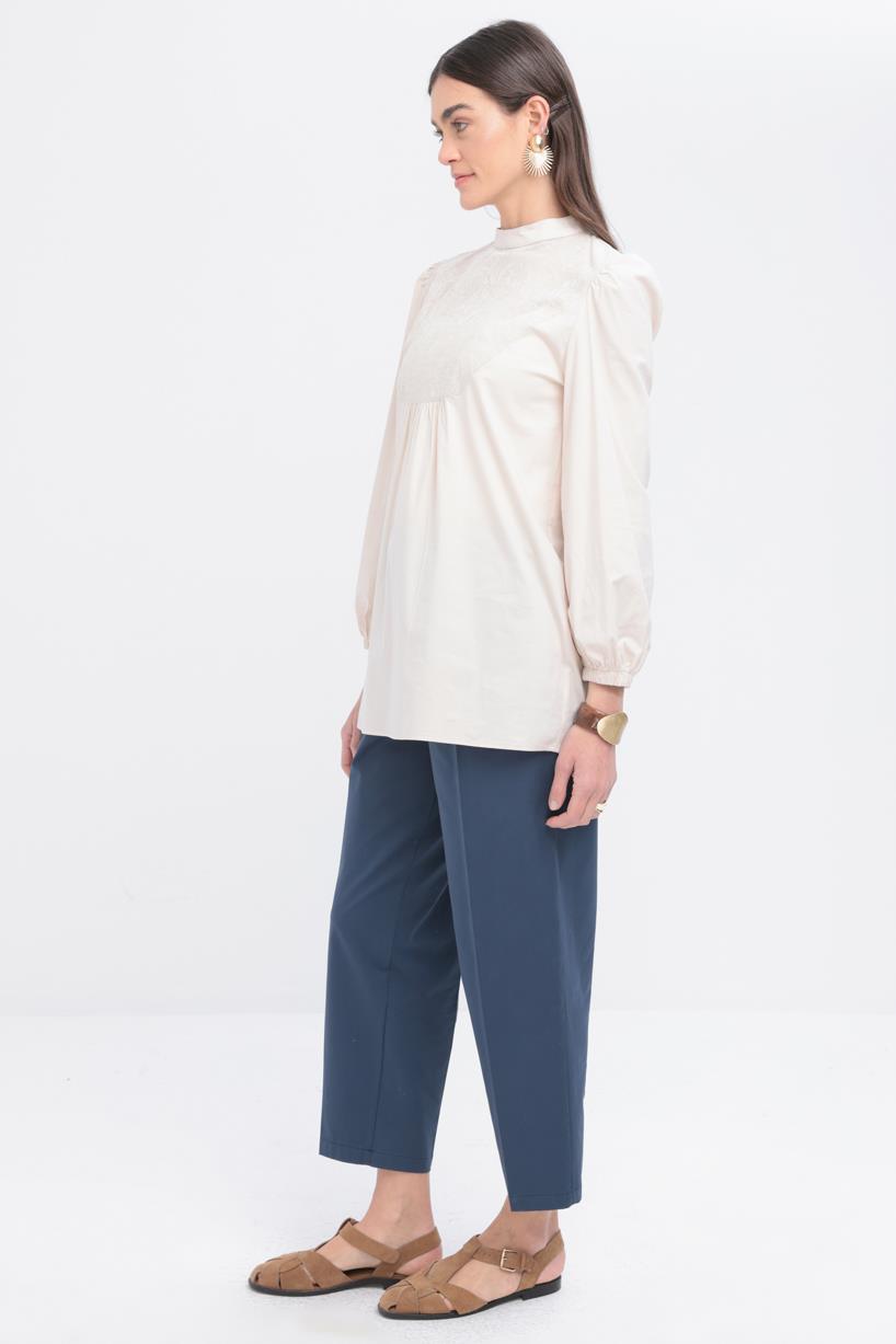 Stone-Linen Tunic