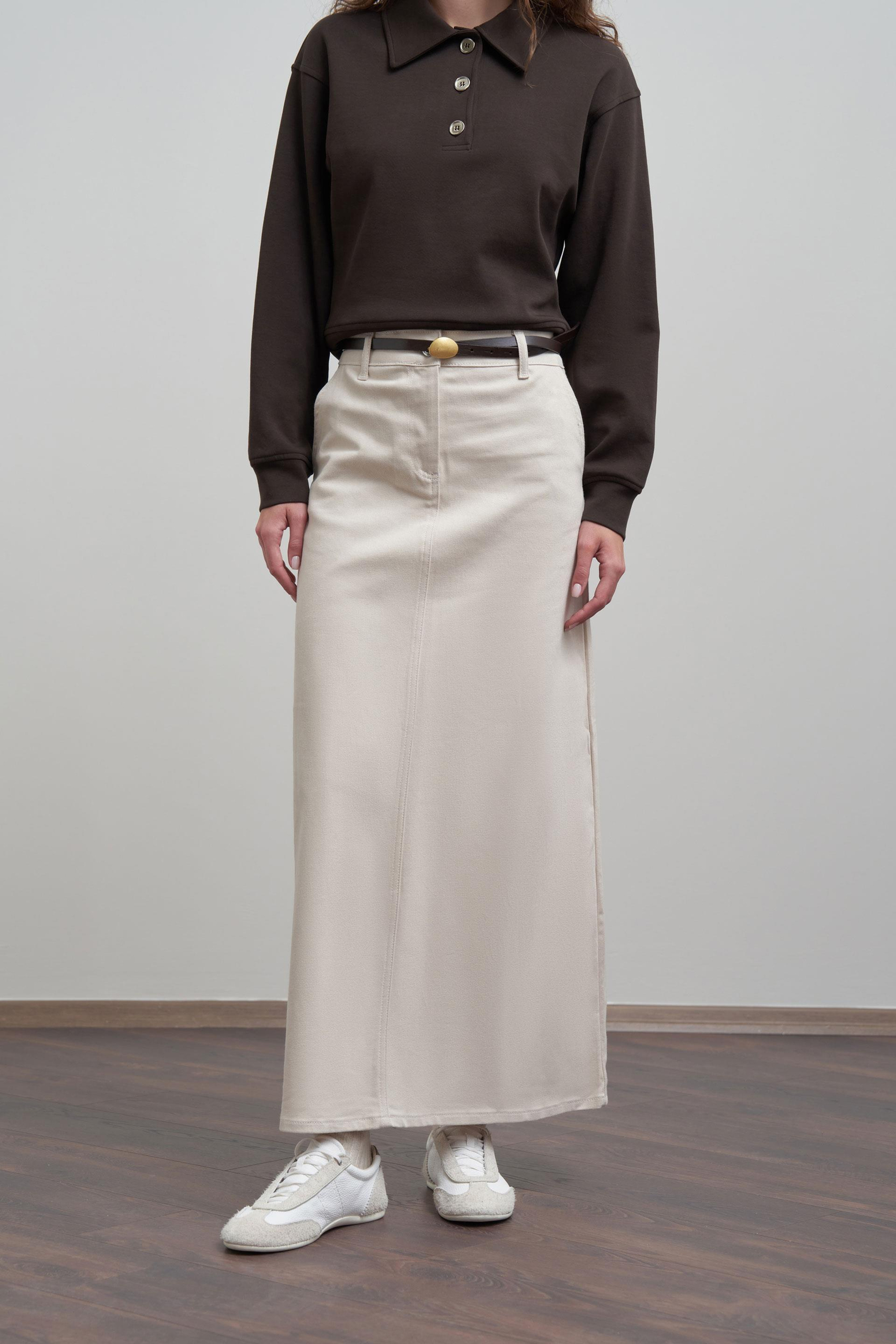 Taş-Gabardin Çan Etek