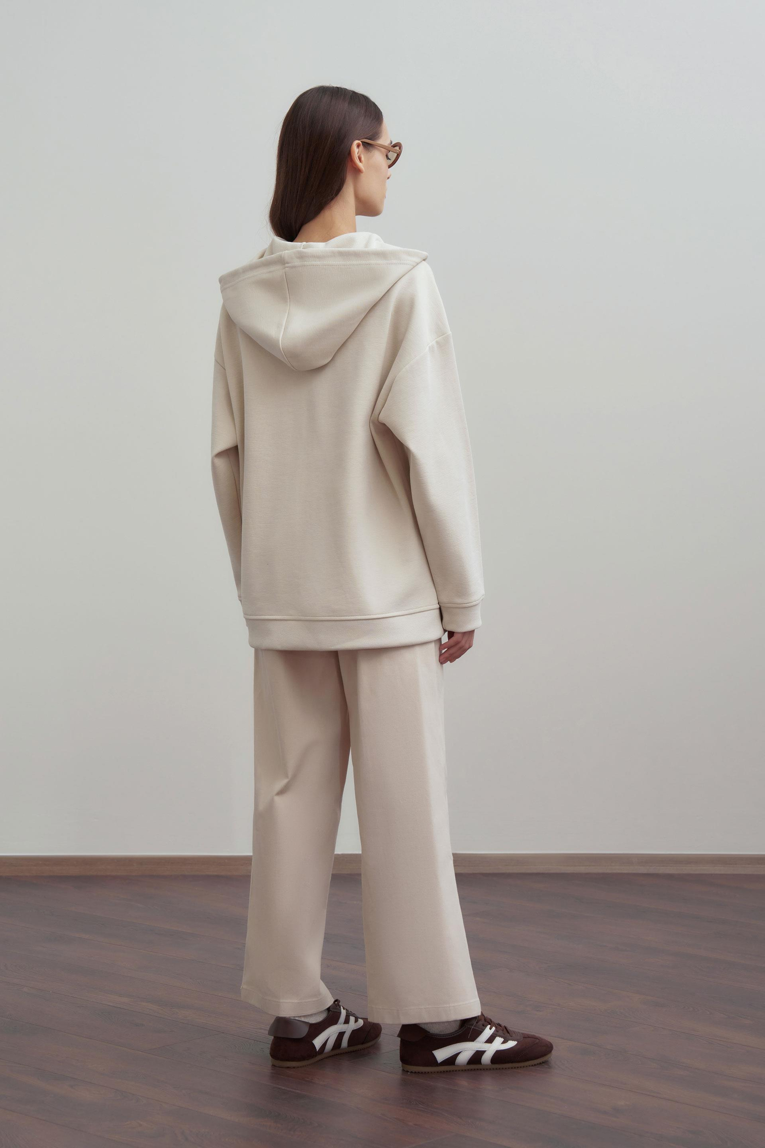 Taş-Kanguru Cep Detaylı Sweatshirt