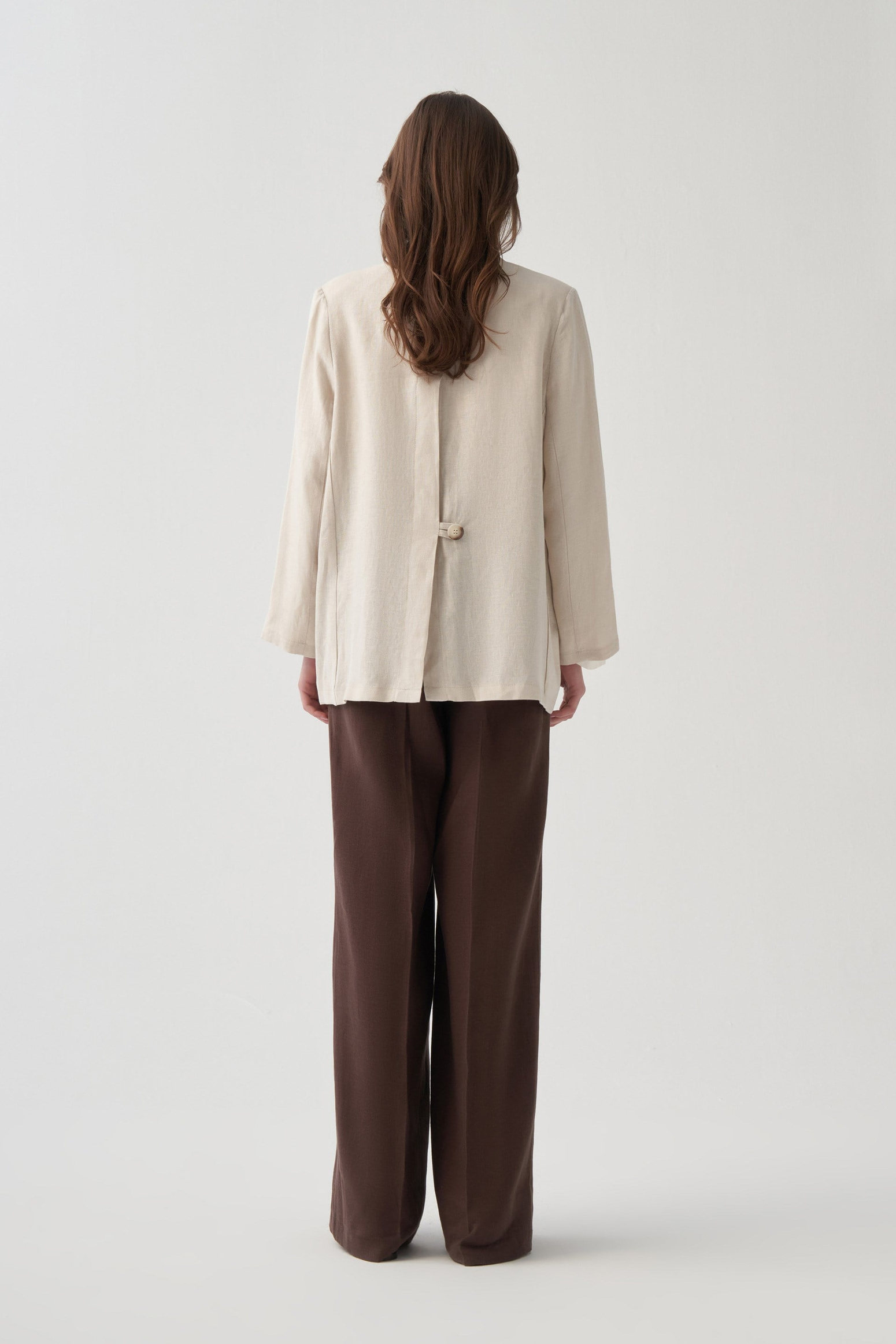 Stein-Leinen Blazer