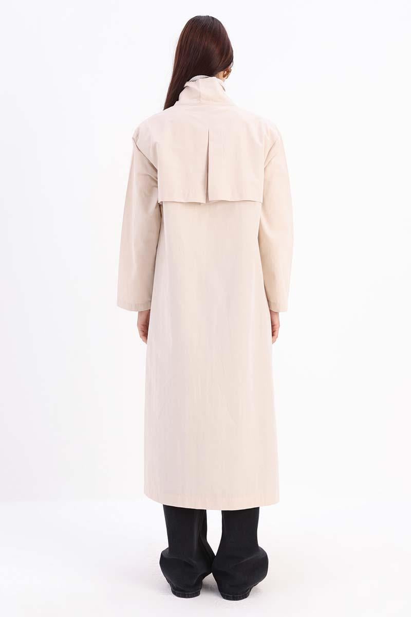 Taş-RÜZGARLIKLI FERMUARLI TRENÇKOT