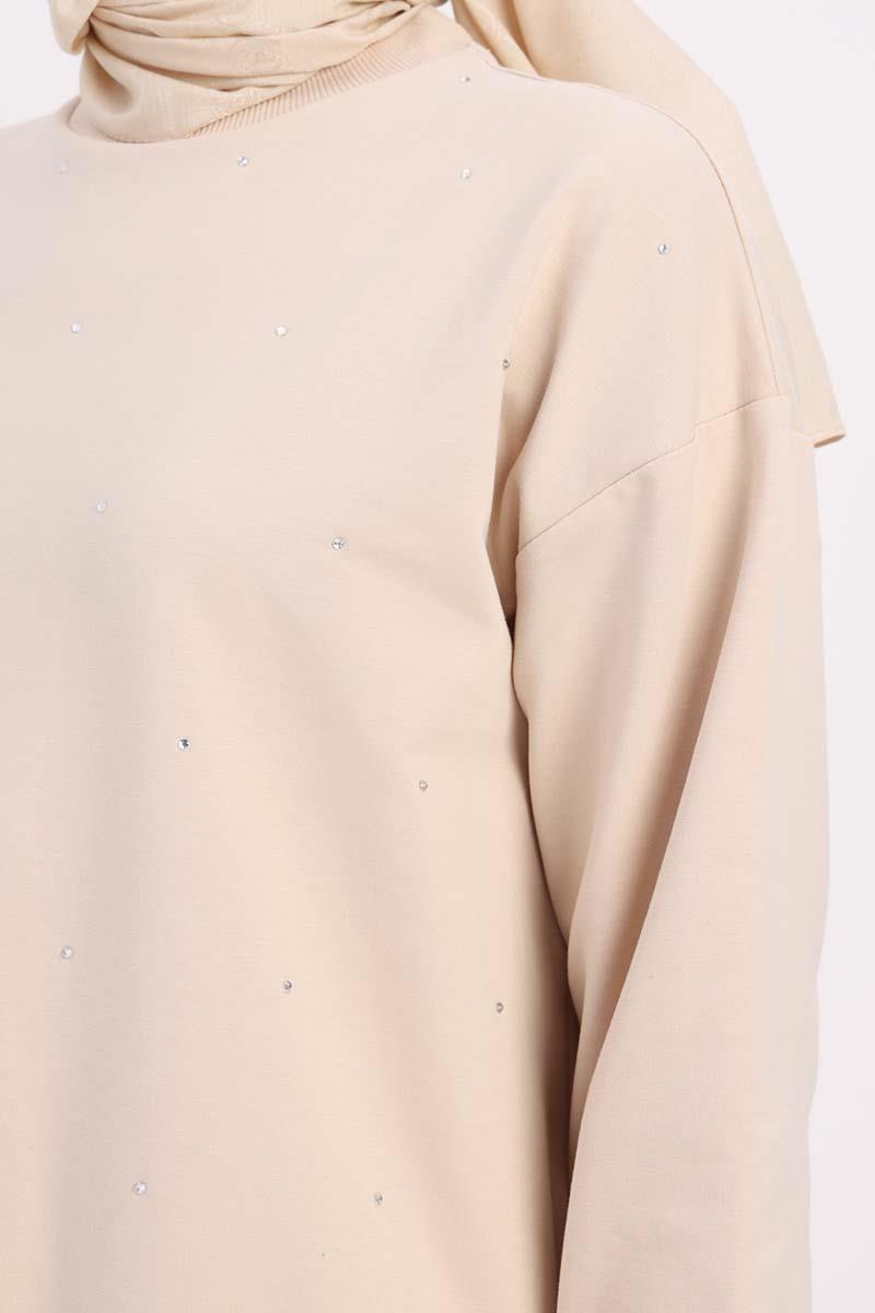 Taş-Taşlı Sweat Tunik